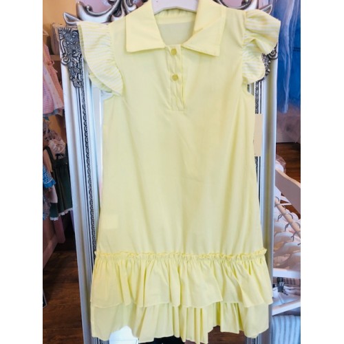 GIRLS LEMON SHIRT DRESS 